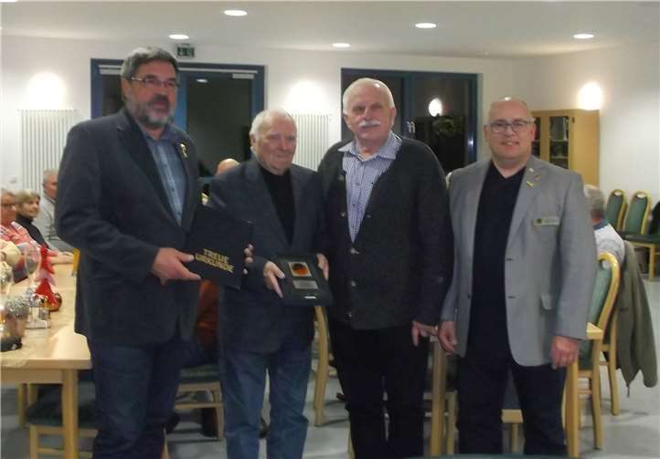 E. Wendland, E. Speicher, H. Grünewald, H. Wahl (v.l.).  privat