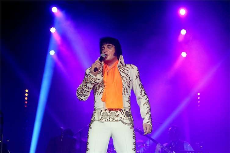 ELVIS – TRIBUTE ARTIST WORLD TOUR feiert am 23. Juli Premiere.  Foto: Shawn Clush/Quelle: ATG Entertainment