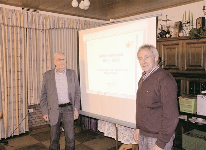 EWG stellte Abfallwirtschaftsplan bis 2020 vor. privat