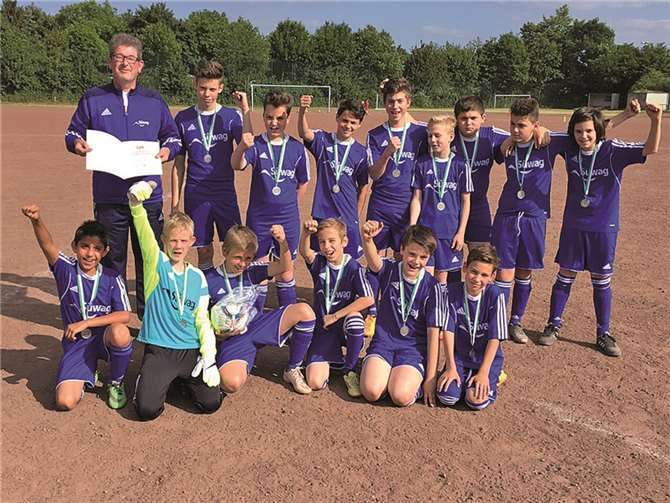 Ebenfalls Meister wurden die D-7-Junioren.