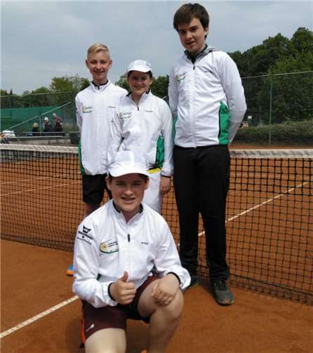 Ebenfalls am Start: die U15 der Jungs.