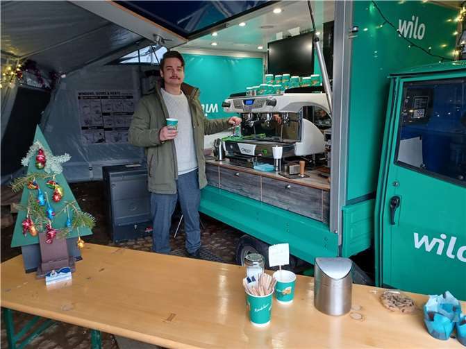 Ebenfalls auf dem Marktplatz bietet jetzt Wilo Kaffeespezialitäten an. Foto:WITE
