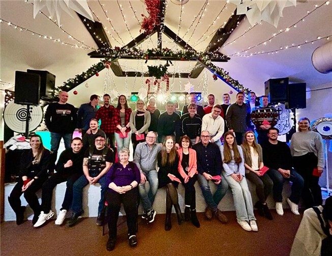 Ebenfalls im Jahr 2025 stellte die Weihnachtsfeier des SV Alemannia Adendorf einen besonderen Höhepunkt im Vereinskalender dar. Foto: privat