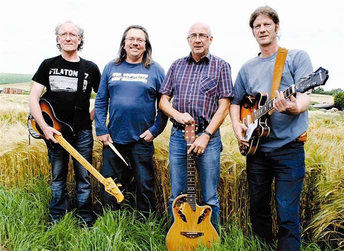 Edmund Eberz, Rudi Naunheim, Peter Bender und Daniel Schäfer sind „Straight Ahead“.Privat