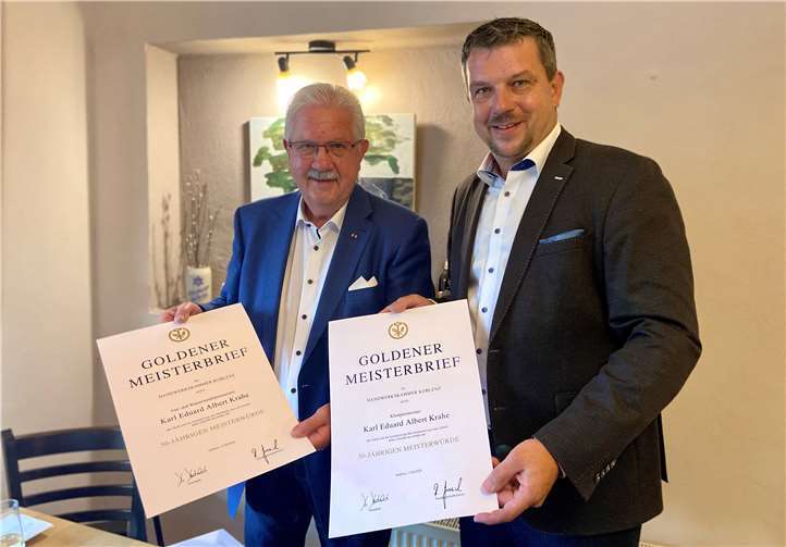 Eduard und Alexander Krahe.Quelle: Krahe Sanitär & Heizung