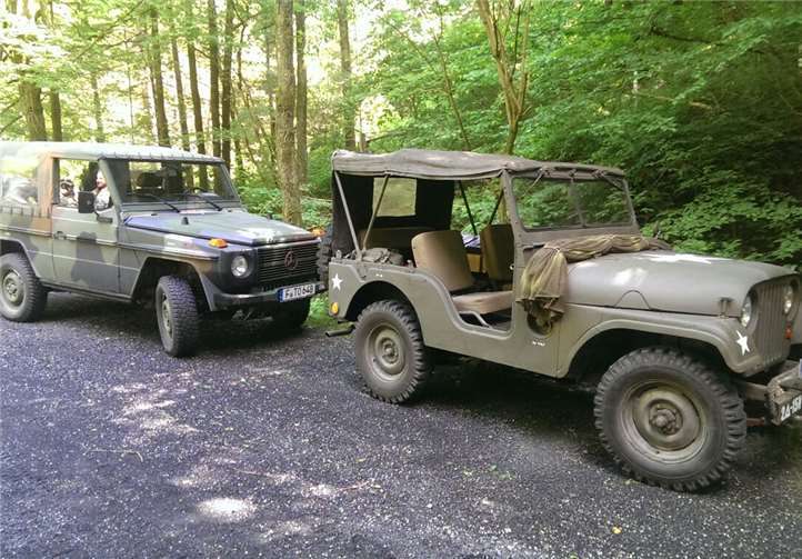 Ehemalige militärische Fahrzeuge werden an diesem Treffen bewundert werden können.Foto: privat