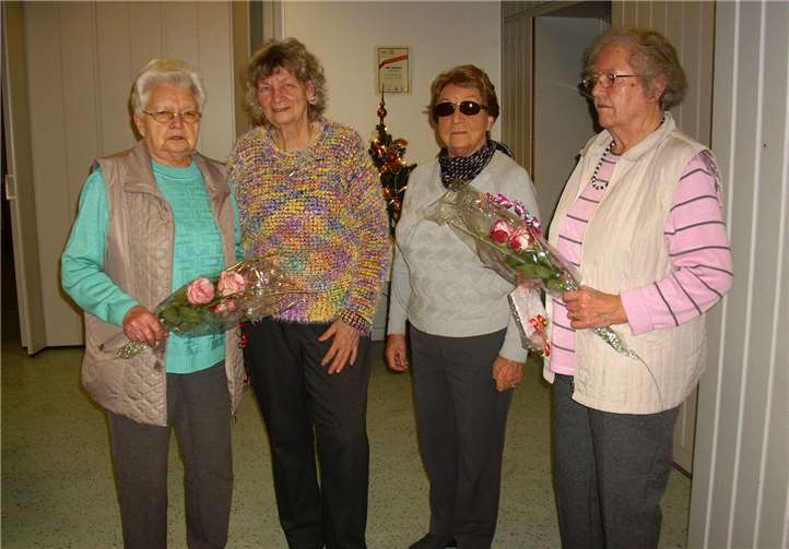 Ehre, wem Ehre gebührt (von links): Maria Multerer, Giesela Zimperfeld, Leni Felinger und Änni Schmittgen.Foto: privat