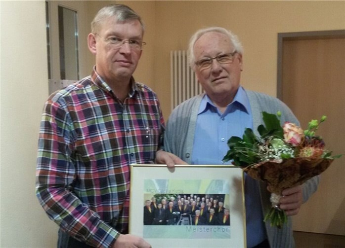 Ehrenmitglied Heinrich Pünger ist schon 67 Jahre aktiv.  Privat