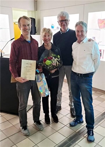 Ehrung Ehepaar Scherhag und Heiko Perkuhn (1.v.l.).Foto: privat