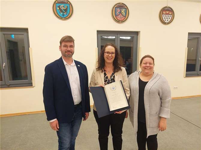 Ehrung der 1. Vorsitzenden Melanie Olbermann.Foto: privat