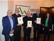 Ehrung der Feuerwehrleute aus der Gemeinde Grafschaft 