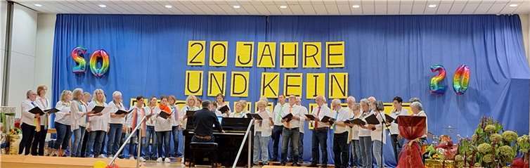 Ehrung der Helfer und Künstler: Gemeinsames Finale rundet den Abend ab. Foto: privat