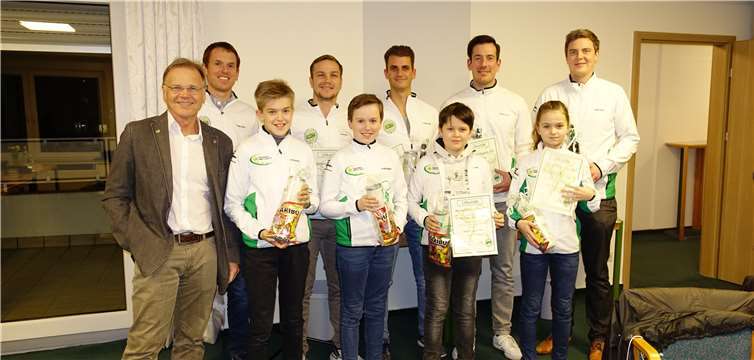 Ehrung der erfolgreichen Mannschaften in 2019.