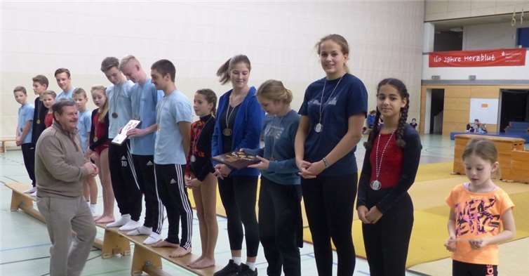 Ehrung der erfolgreichen Sportler.Privat