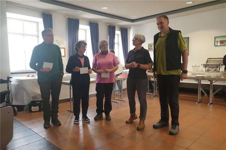Ehrung der stärksten Gruppen. Fotos: privat