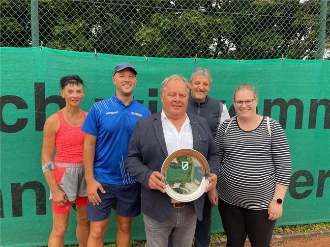 Ehrung durch den Tennisverband Mittelrhein.