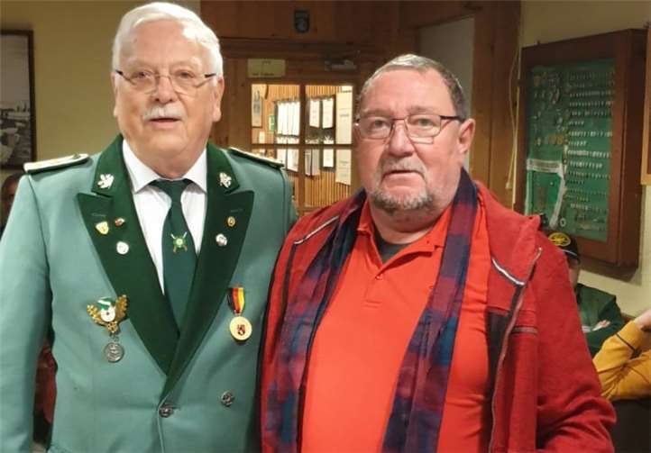 Ehrung für 50 Jahre Mitgliedschaft: Wolfgang Syré.