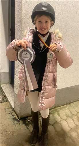 Ehrung von Leona Herting.