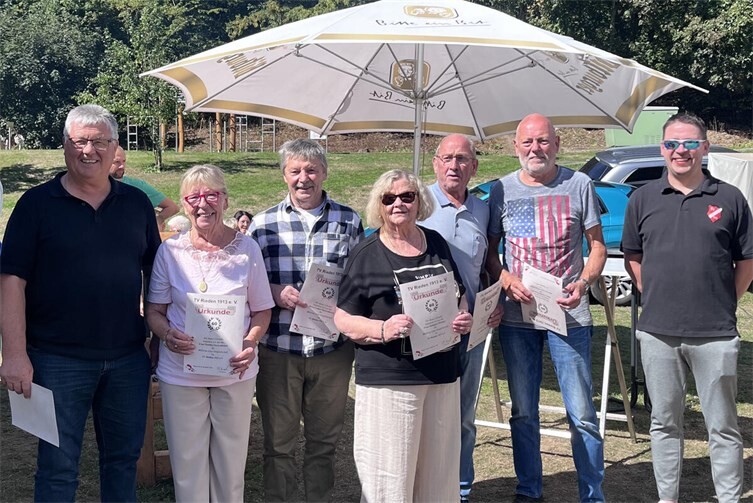 Ehrungen für 60 Jahre Vereinstreue