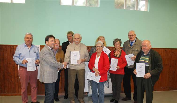 Ehrungen für langjährige Mitgliedschaft.Foto: privat