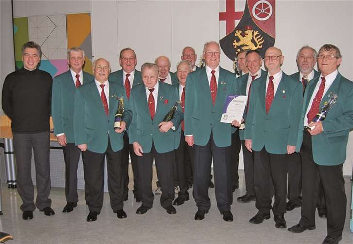 Ehrungen standen zum Abschluss des Sängerjahres beim Polizeichor Koblenz im Mittelpunkt.privat