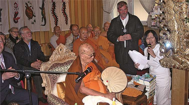 Ehrwürdiger Ajahn Tong Sirimangalo weilte in Wassenach.Privat