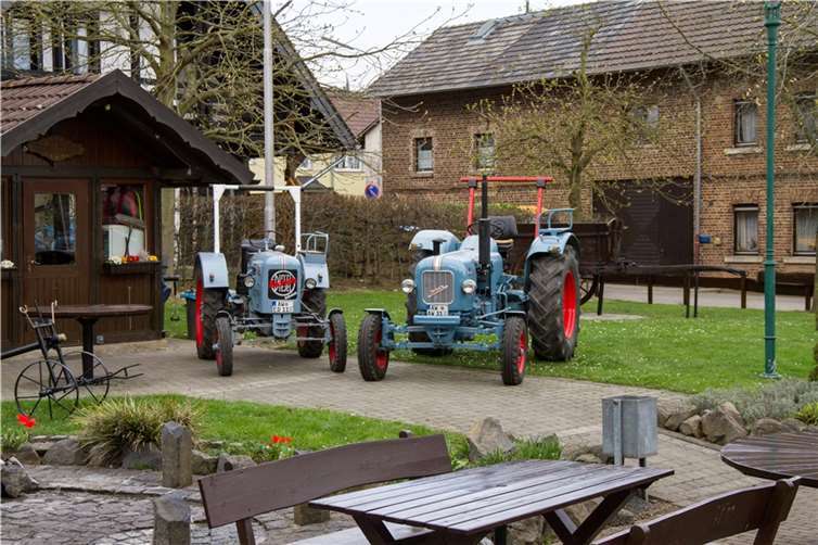 Eicher und Co. erwarten die Besucher des diesjährigen Dorffestes. Foto: privat