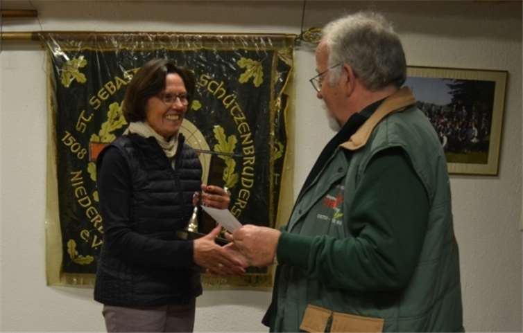 Eierkönig Mechthild Wolber.