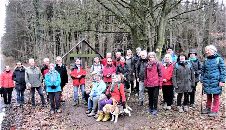 Eifelverein Remagen am Schmitz-Kreuz.Foto: privat