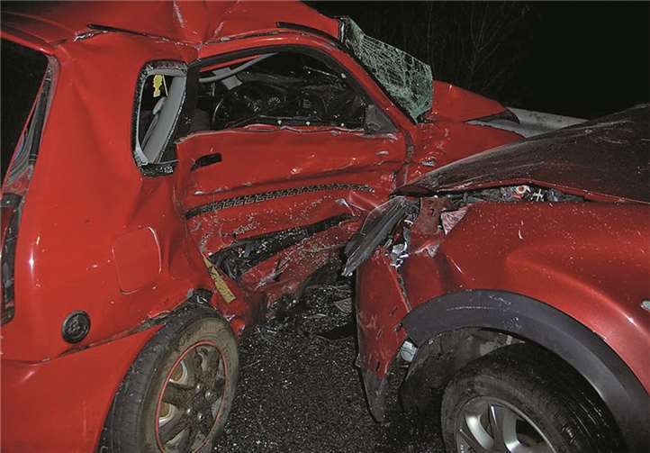 Ein Beifahrer hätte den Unfall zweifelsohne nicht überlebt. privat