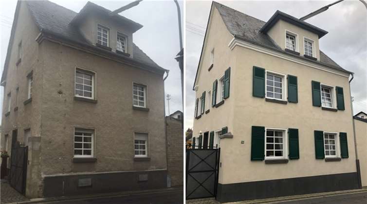 Ein Beispiel für die Sanierung eines Wohnhauses.  Foto: VG Maifeld