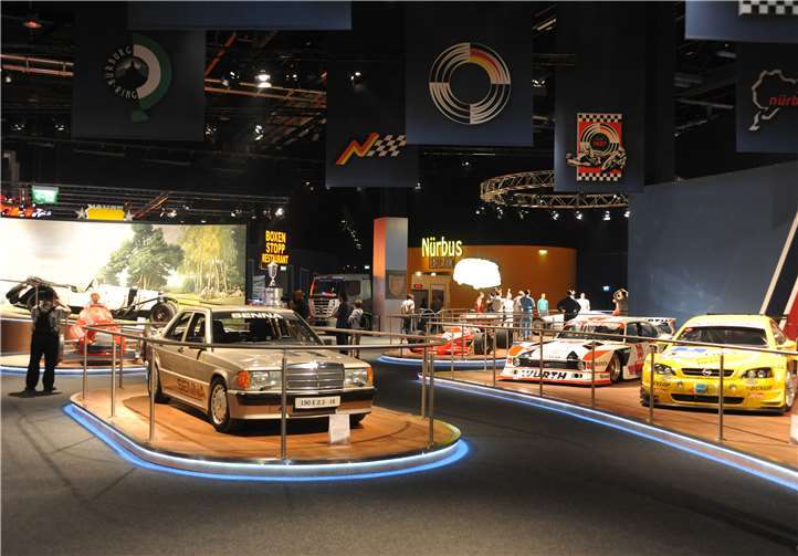 Ein Bereich des Erlebnismuseums ist die historische Ausstellung. Foto: Nürburgring