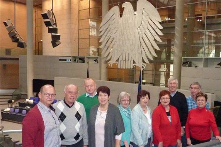 Ein Besuch im Bundestag durfte natürlich nicht fehlen.