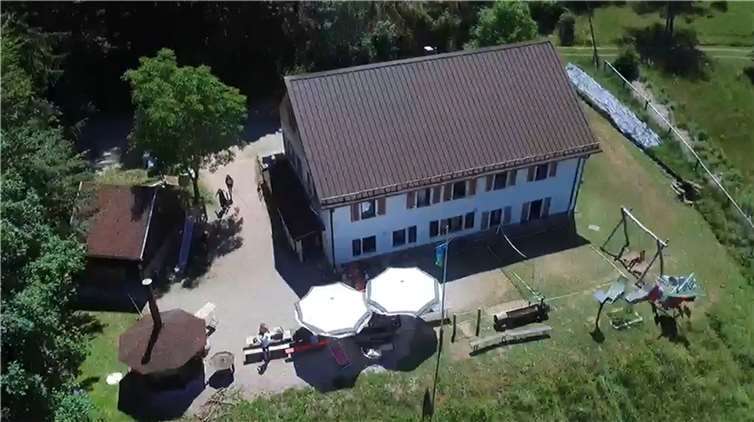 Ein Blick auf die Hohwaldhütte während der letzten Ferienfreizeit 2019. Foto: privat
