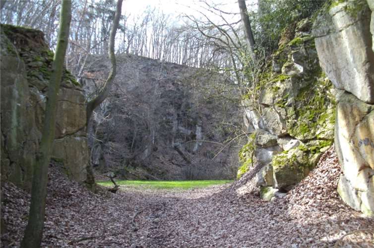 Ein Blick in den Domsteinbruch. privat