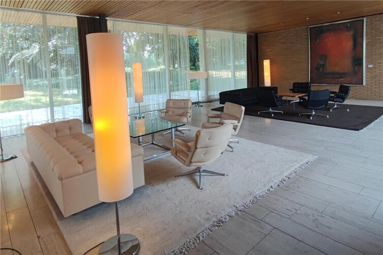 Ein Blick in den Kanzlerbungalow