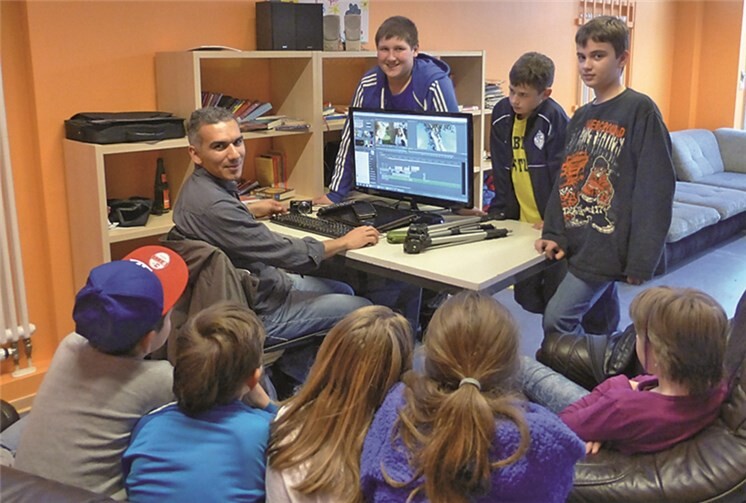 Ein Drehbuch entsteht.Privat