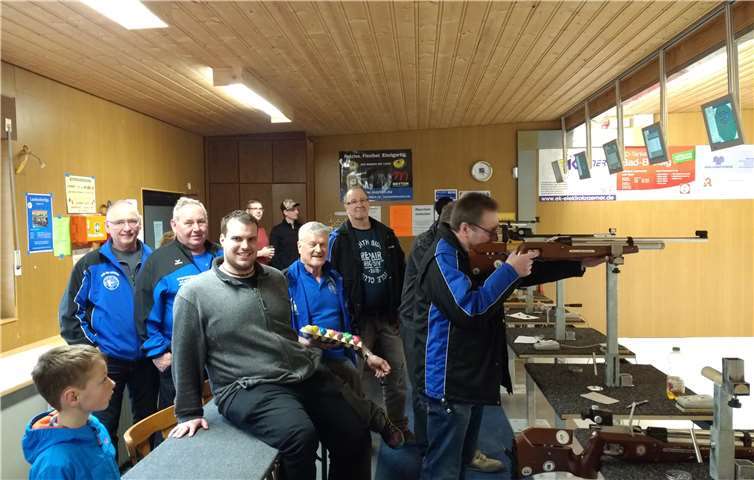 Ein Einblick in den Luftgewehr-Schießstand. Privat