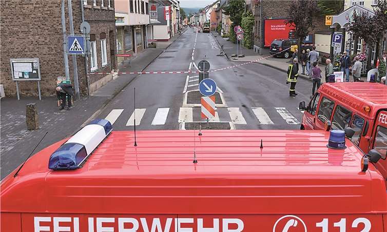 Ein Gasaustritt in Kripp löste einen Großeinsatz aus.privat