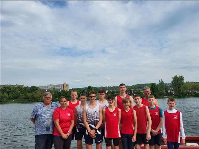 Ein Großteil der Regattateilnehmer der Main-Spessart-Regatta. Foto: privat