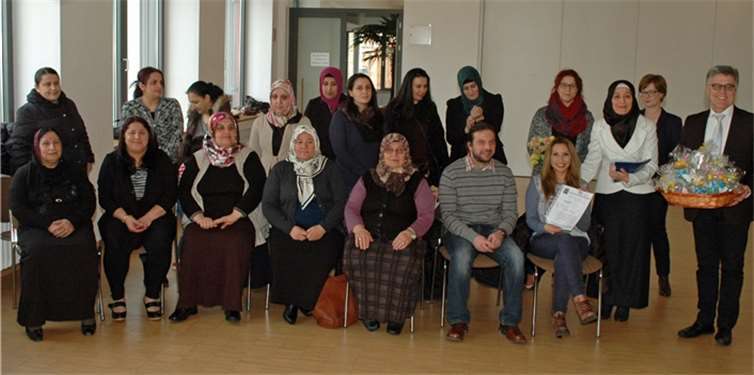 Ein Gruppenbild mit den Teilnehmerinnen rundete den erfolgreichen Sprachkurs ab. BL