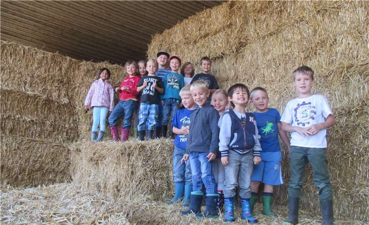 Ein Gruppenfoto zum Abschied auf dem Strohberg durfte nicht fehlen. Privat