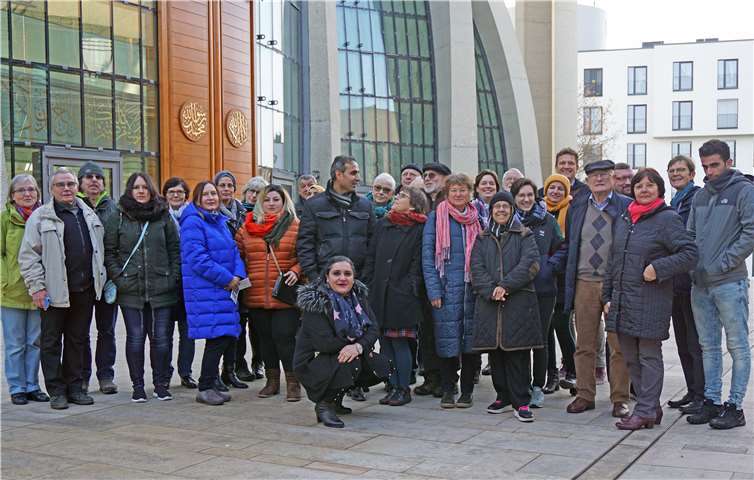 Ein Halt der Exkursion war die Ditib-Moschee in Köln-Ehrenfeld. Foto: privat