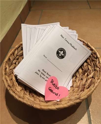 Ein Heft mit Rezepten, Rätsel und vieles mehr wurde an die Kinder verteilt. Foto: privat