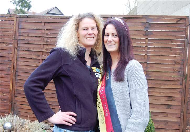 Ein Herz und eine Seele: Daniela Scheller mit ihrer Tochter Beverly, mit einer Miss-Wahl fing alles an.Fotos: -SK-