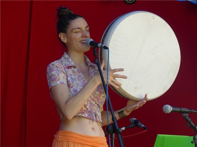 Ein Highlight beim Festival waren die traumhaften Balladen der Interpretin Judith Marien.