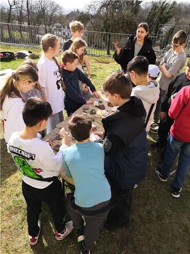 Ein Highlight des Ausflugs war der praktische Teil. Foto: Kamil Gruener