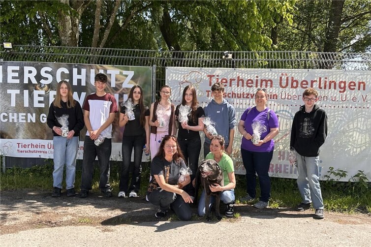 Ein Höhepunkt der Fahrt war der Besuch des Tierheims in Überlingen