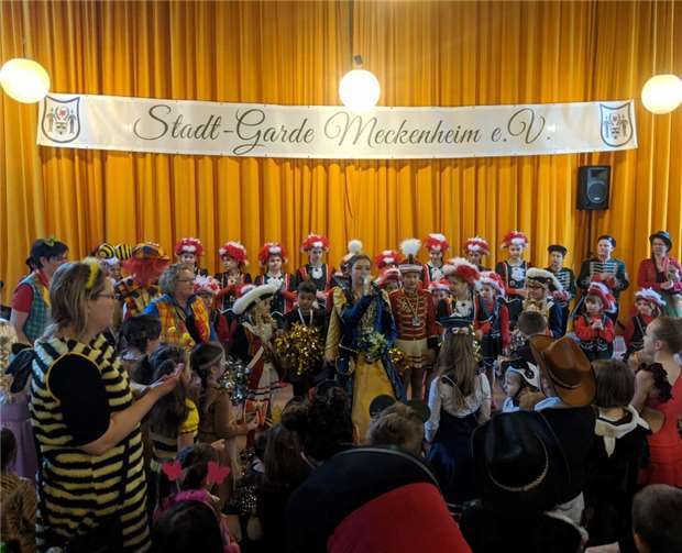 Ein Höhepunkt des Kinderkarnevals war der Auftriit der Meckenheimer Kinderprinzessin Saskia I.Fotos: privat