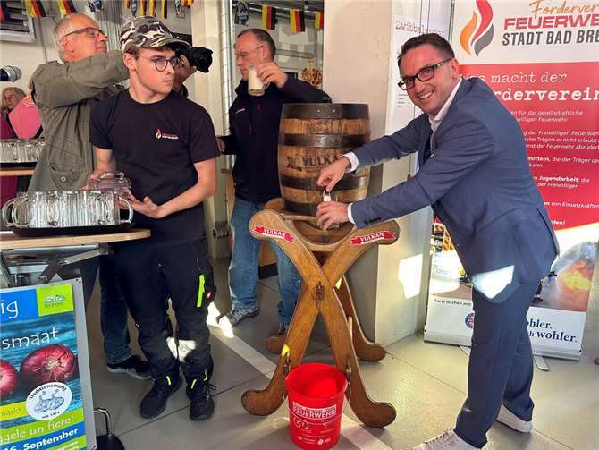 Ein Höhepunkt ist immer der Fassanstich.  Foto: privat